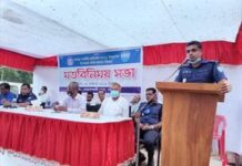 আসন্ন পূজা মন্ডপে কোনো বিশৃঙ্খলা মেনে নেওয়া হবে না- এএসপি তারিক