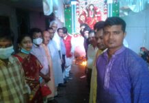 জগদ্বাত্রী পূজা পরিদর্শনে পূজা উদযাপন পরিষদ নেতৃবৃন্দ