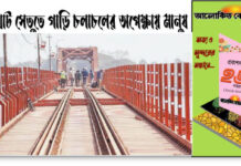 গাড়ি চলাচলের জন্য সড়কের সংস্কার কাজ : অপেক্ষা আরও দুই মাসের